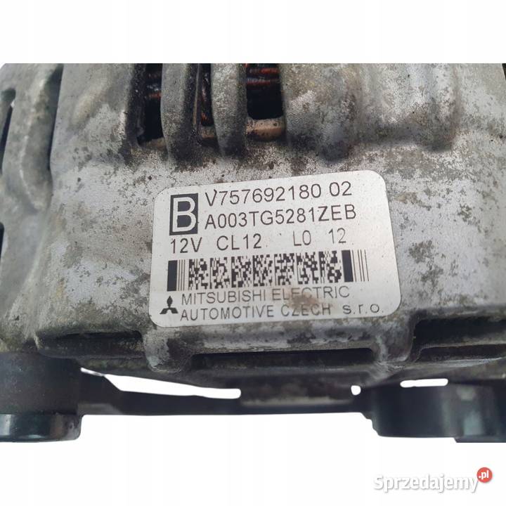 ALTERNATOR Citroen C3 Picasso 14 VTi Układ elektryczny silnika lubelskie Chełm