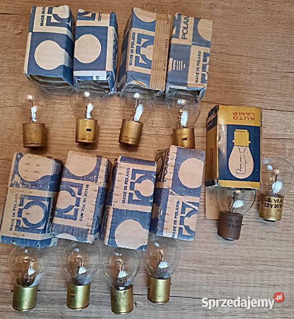 Żarówka żarówki jednowłóknowe 12V 35W typ Żarówki samochodowe wielkopolskie Ostrów Wielkopolski