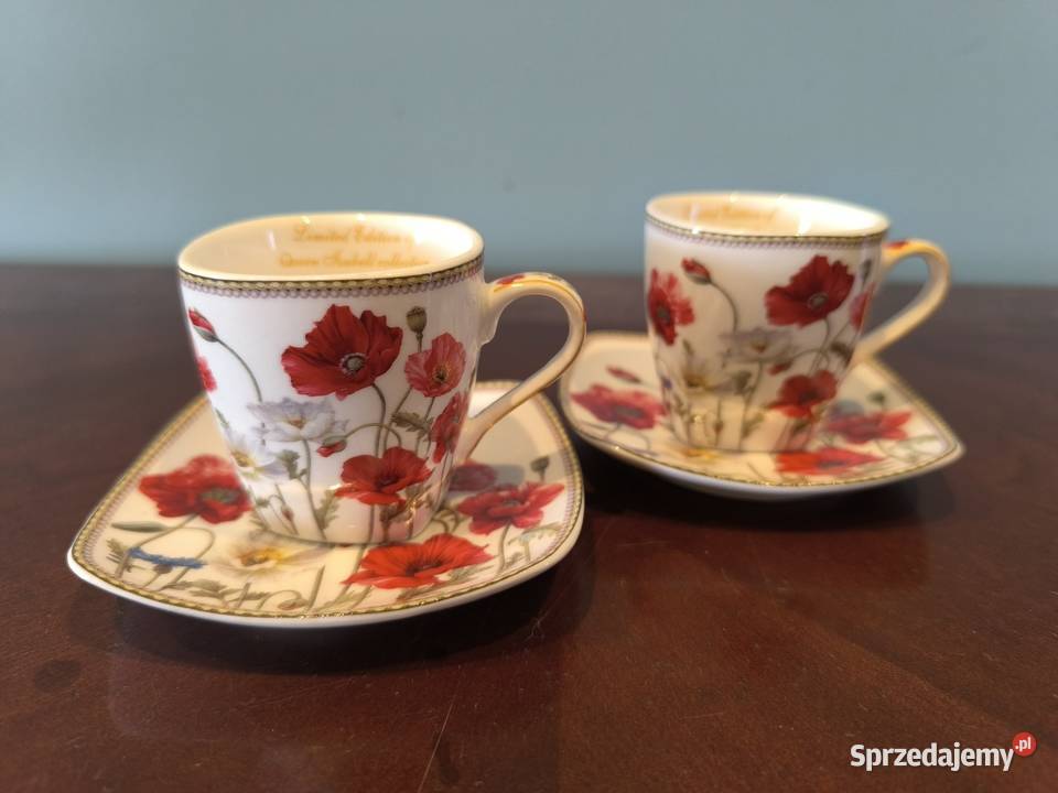 Piękny zestaw porcelany do kawy espresso łódzkie Łódź