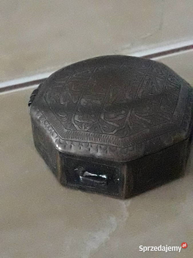 Islam XIX wieczny srebrny amulet Koranu Janów Lubelski sprzedam