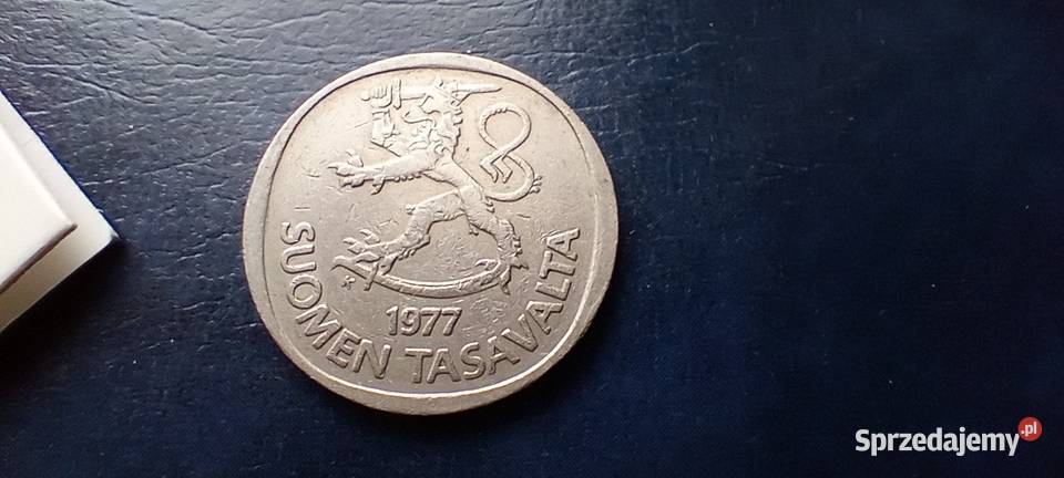 Stare monety 1 marka 1977 Finlandia Lesko