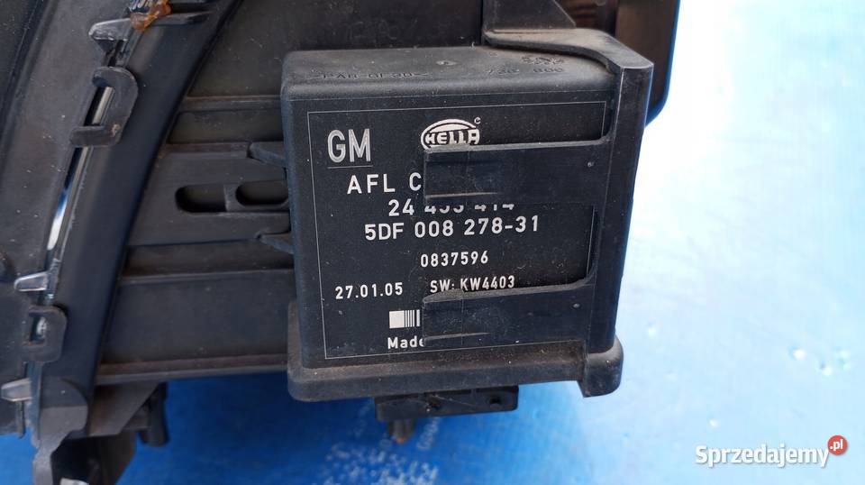 LAMPA LEWY PRZÓD PRAWY PRZÓD XENON OPEL VECTRA C wielkopolskie Nowy Tomyśl