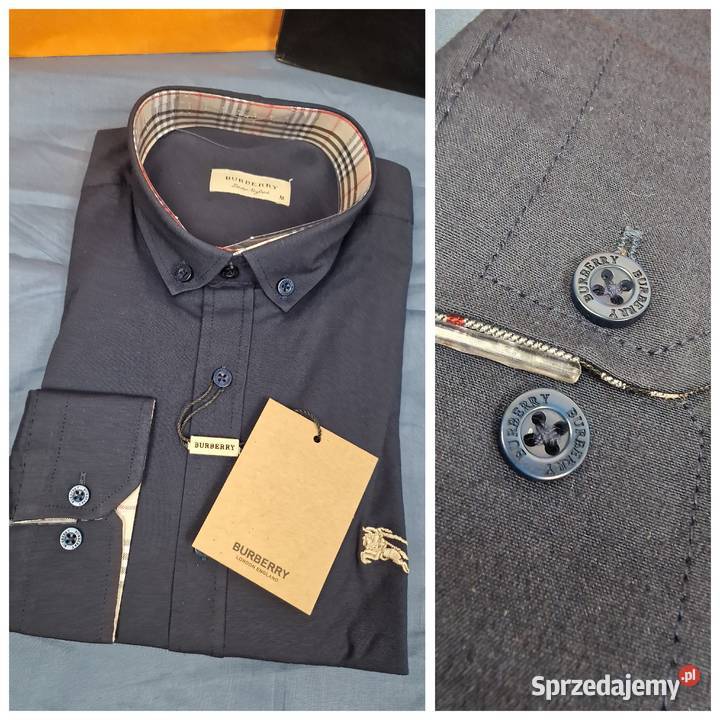 Koszula Lacoste th Burberry długi rekaw premium