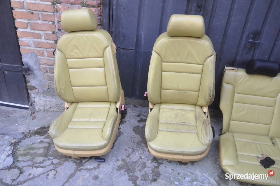 Fotele Skóra Audi A3 8L 3D Bananowa Beżowa sprzedam