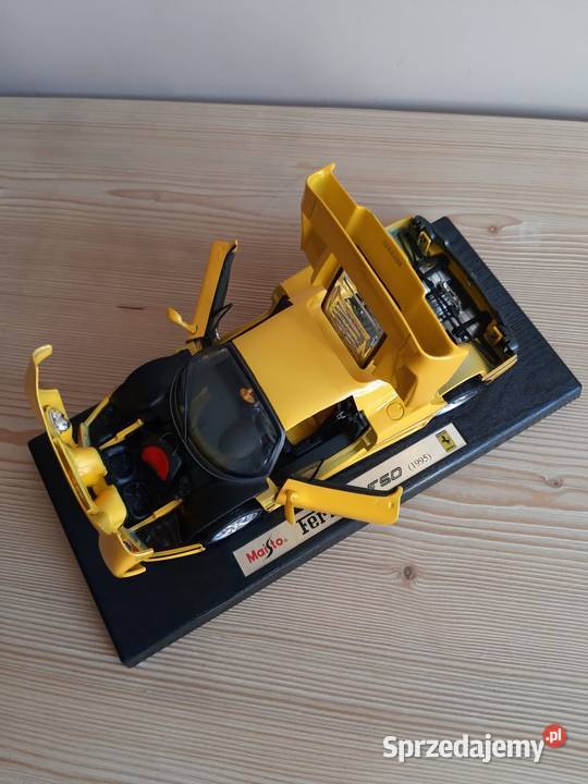 Model samochodu 118 Ferrari F501995 Maisto żółte