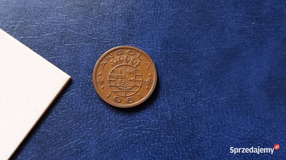 Stare monety 50 cent 1961 Angola Lesko