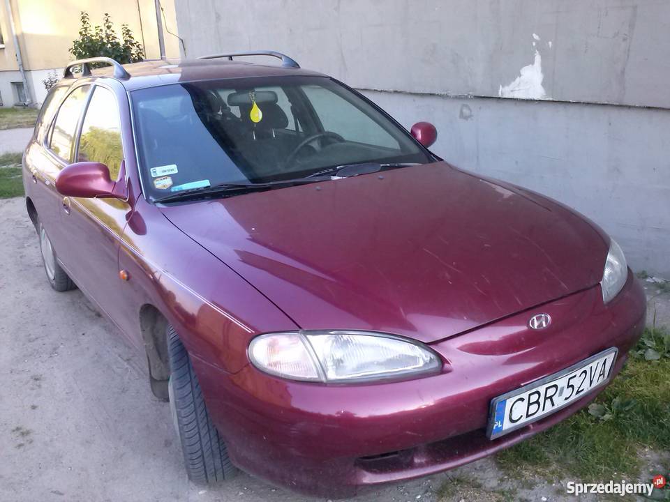 HYUNDAI LANTRA KOMBI 16 16V 1997r welurowa tapicerka Słoszewy