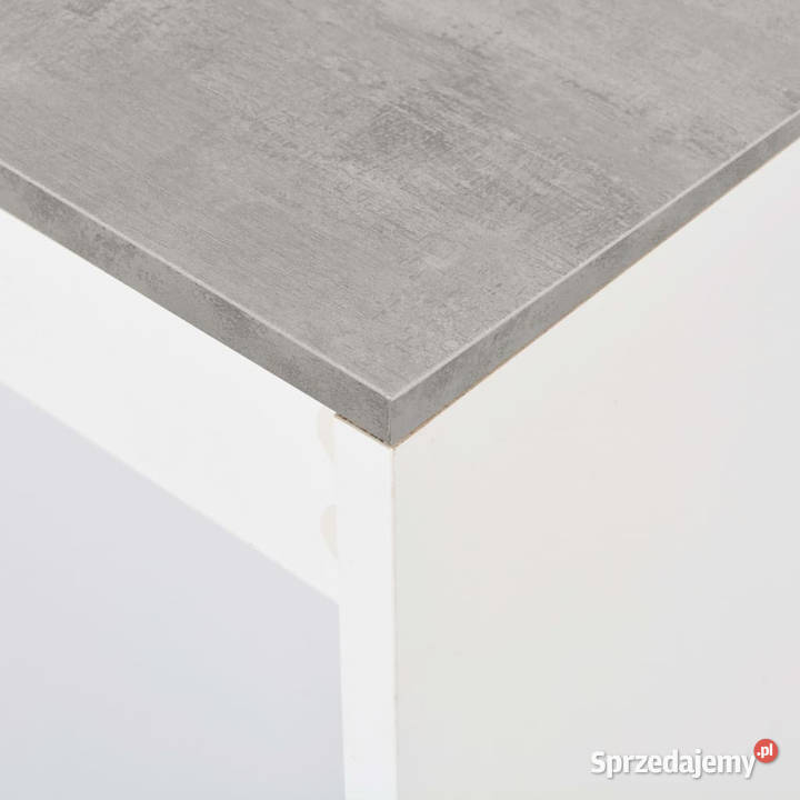 Stolik barowy z półkami biały 110 x 50 x 103 mazowieckie Warszawa sprzedam