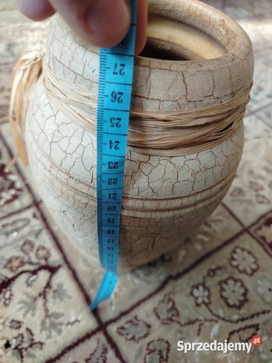 Stylowy wazon ceramiczny BOHO Rustykalny efekt Bytom