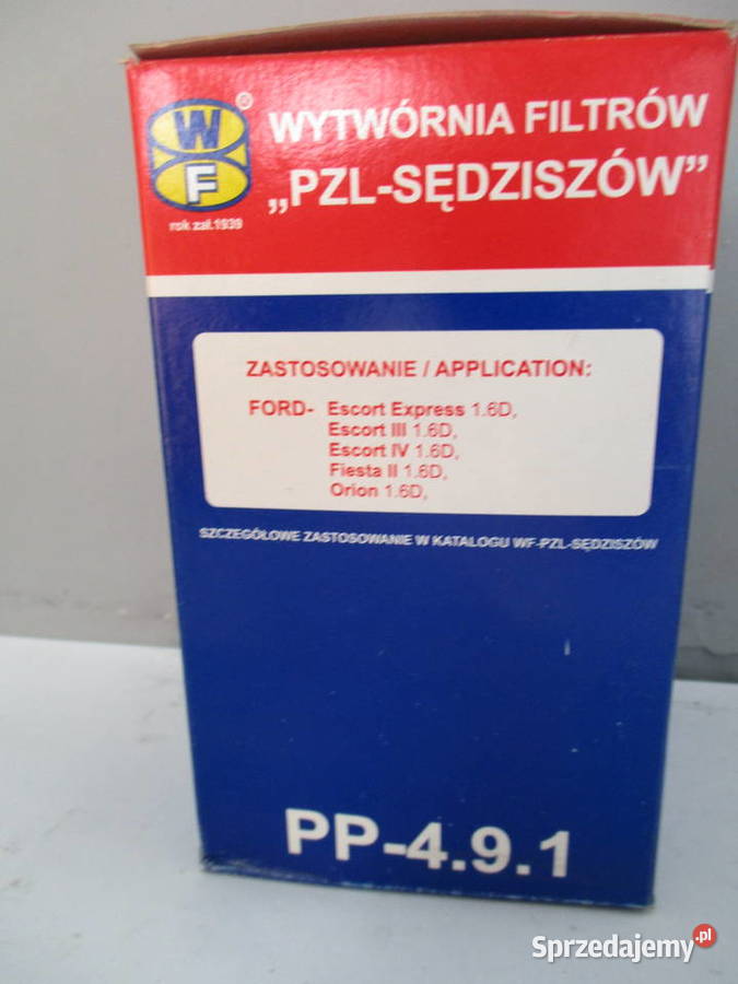 FILTR OLEJU FORD ESCORTFIESTA 16D 84 Łódź