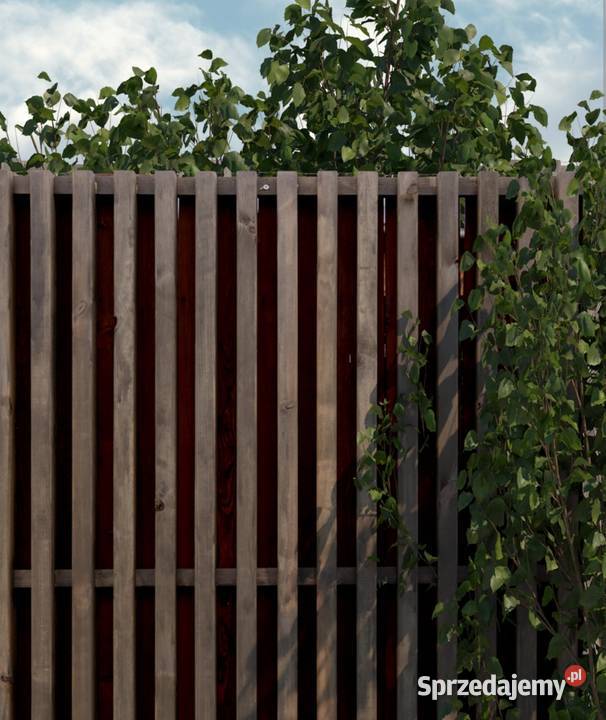Panel ogrodzeniowy lamelowy pionowy przęsło Ogrodzenia i bramy sprzedam