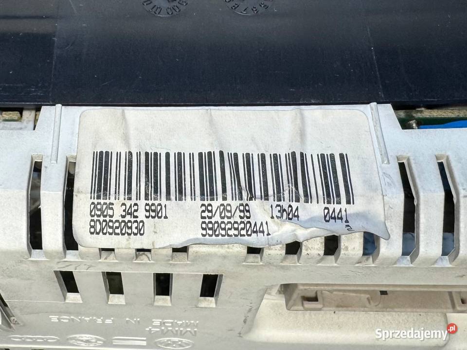 LICZNIK ZEGARY PRĘDKOŚCIOMIERZ AUDI A4 B6 mazowieckie Warszawa