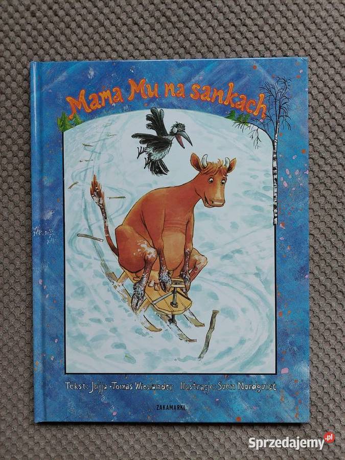 Mama Mu na sankach Jujja Wieslander Tomas Kraków sprzedam