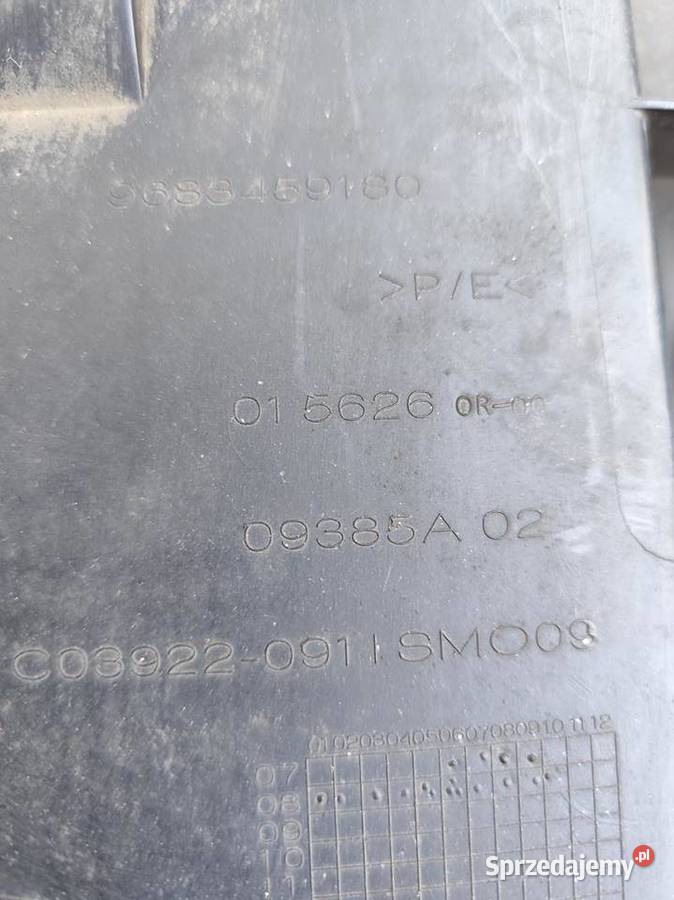 Osłona dolna zderzaka przedniego Peugeot Partner
