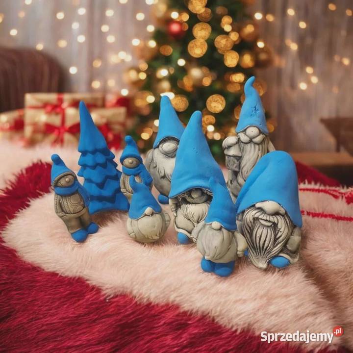 Skrzat świątecznych choinka gipsowa skrzaty Dekoracje świąteczne Wrocław