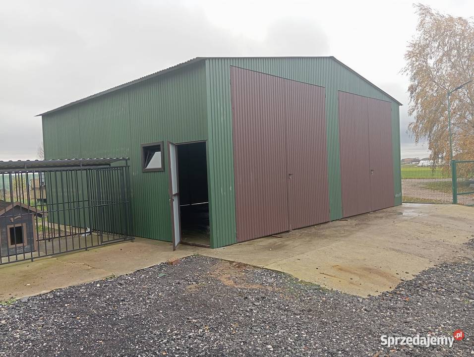 B102 Garaż 12x6 ZŁOTY DĄB Magazyn WIATA 72m2 mazowieckie Żyrardów