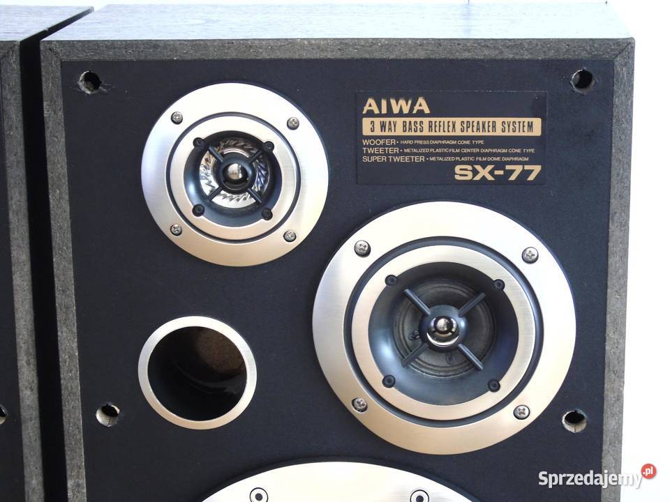 Kolumny Aiwa SX77 świetne stereo WYSYŁKA Słuchawki i głośniki podkarpackie