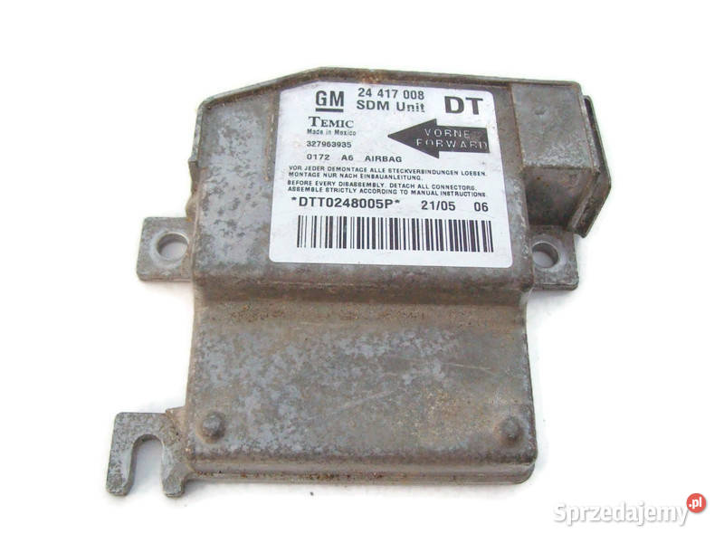 Corsa C Sensor poduszek 24417088 Mińsk Mazowiecki