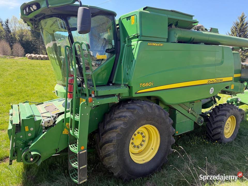 Kombajn zbożowy John Deere T660i dolnośląskie Nowa Ruda sprzedam