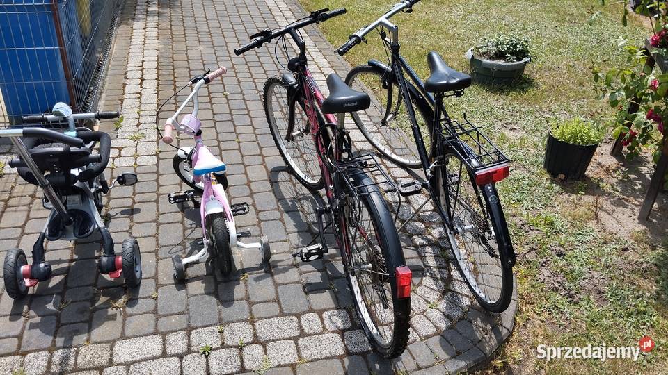 Rower zestaw całej rodziny Kowale sprzedam