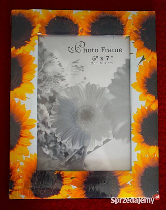 Kwiatowa ramka na zdjęcia słoneczniki Chełmno