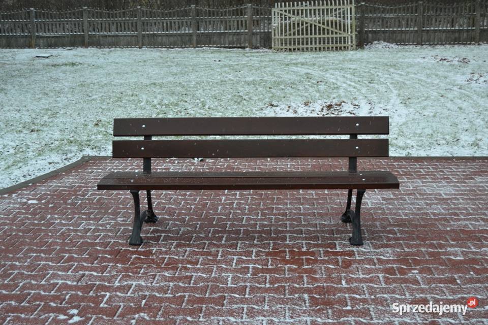 Ławka ogrodowa parkowa łódzka miejska ciężka Warszawa