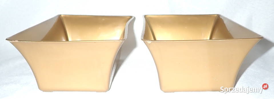 Miski na stroiki IKEBANA ŚREDNIA 19 złote grafit Siewierz