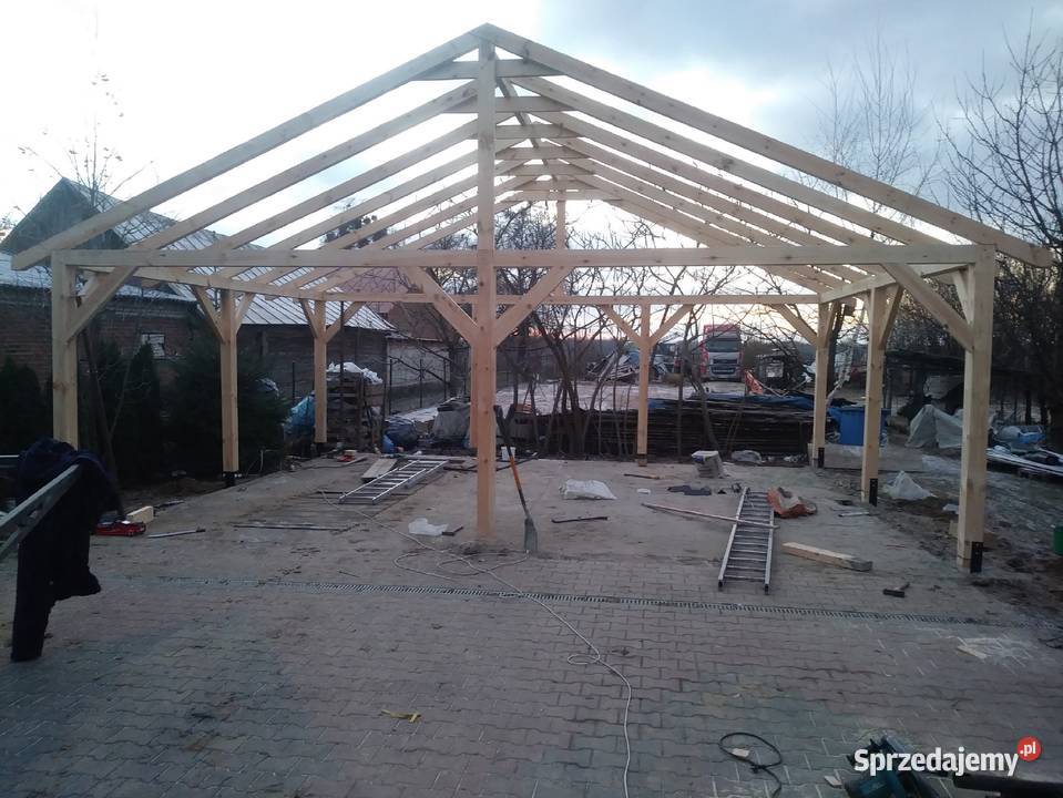 Wiata garażowa o wymiarze 8 x 6 Katowice