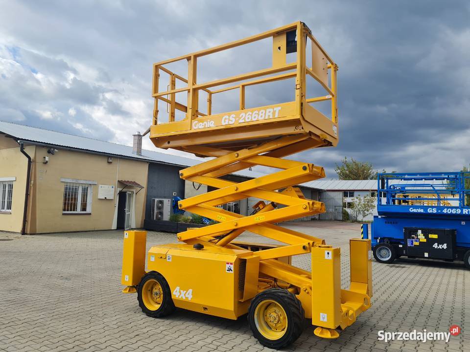 Podnośnik nożycowy spalinowy Genie GS2668RT wys