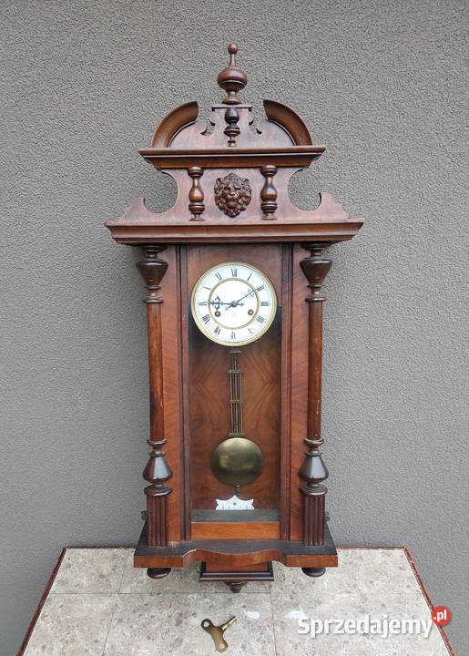 Stary zegar ścienny Junghans eklektyczny sprawny Antyki Tczew