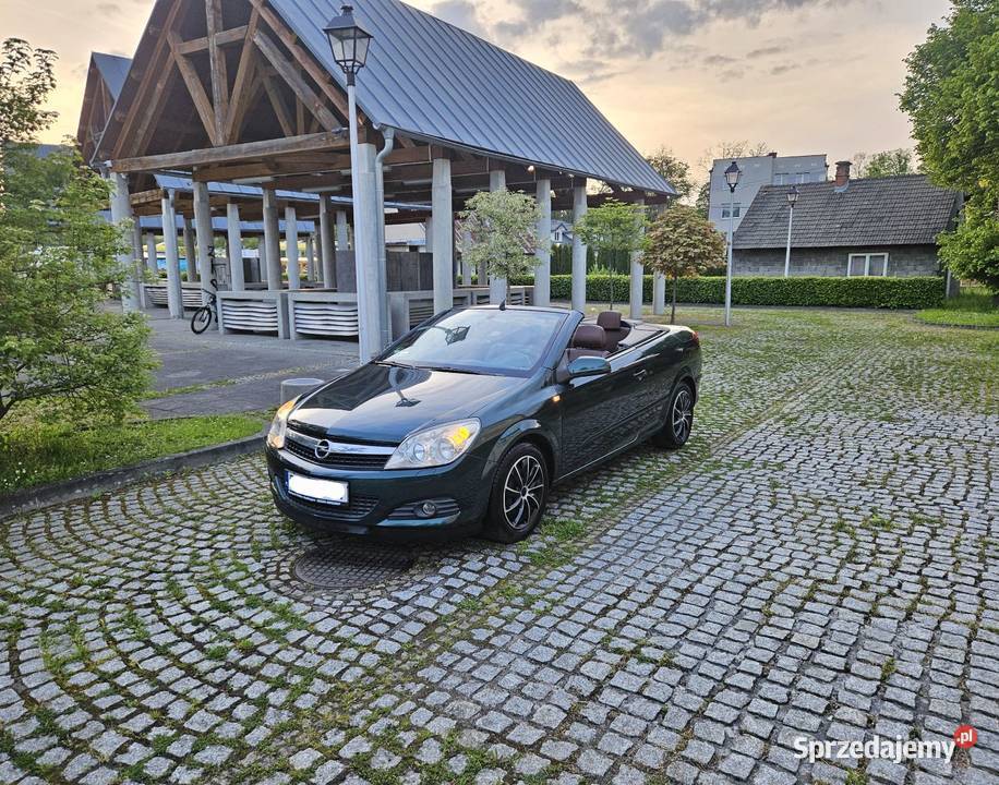 Astra H Kabriolet 2007r 16Benz 110 Skóra zielony Ryglice