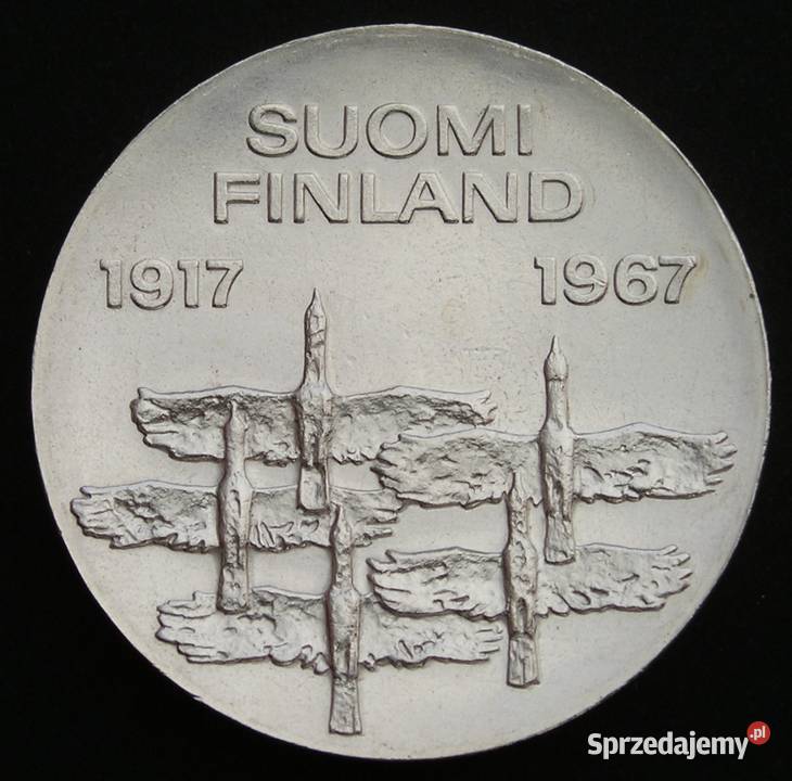FINLANDIA 10 MARKKAA MAREK 1967 ROCZNICA Kolekcje Łódź