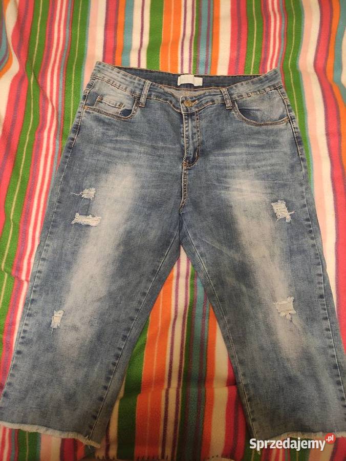 Sprzedam nowe krótkie spodnie jeansowe mazowieckie Przasnysz sprzedam
