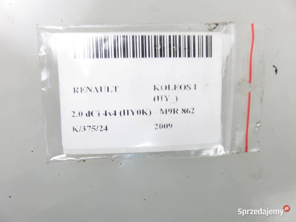 RURA INTERCOOLERA RENAULT KOLEOS I 20 dCi 4x4 małopolskie