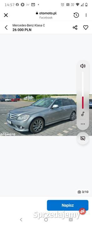 Sprzedam Mercedesa klasy C 347000km