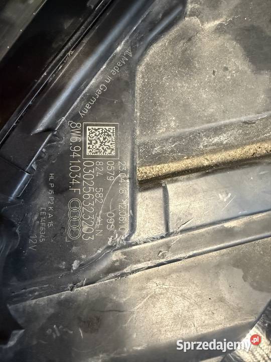 Lampa Prawa Audi A5 2018r 8W6941034 F Duchnów