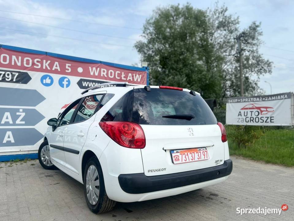 Peugeot 207sw 16 HDI 2007 Klima Panorama Zamiana 255000km Wrocław