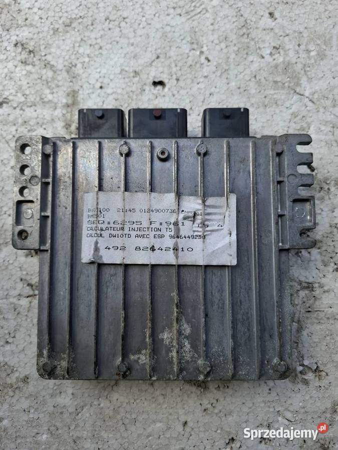 Komputer Sterownik Silnika Peugeot 307 Pozostałe Wisznice