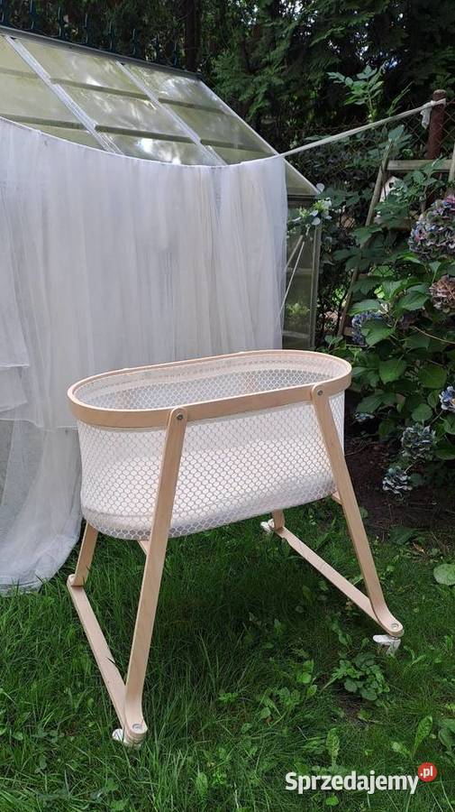 Łóżeczko niemowlęce na kółkach IKEA Meble Łódź