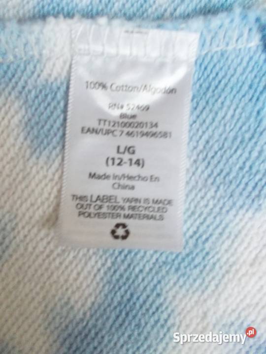 Bluza bawełniana oversize Time and Tru Lublin