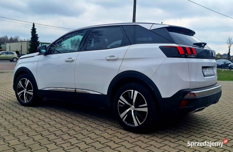 Biały Peugeot 3008 ll 12 benzyna zadbany 2016 r Sieroszewice