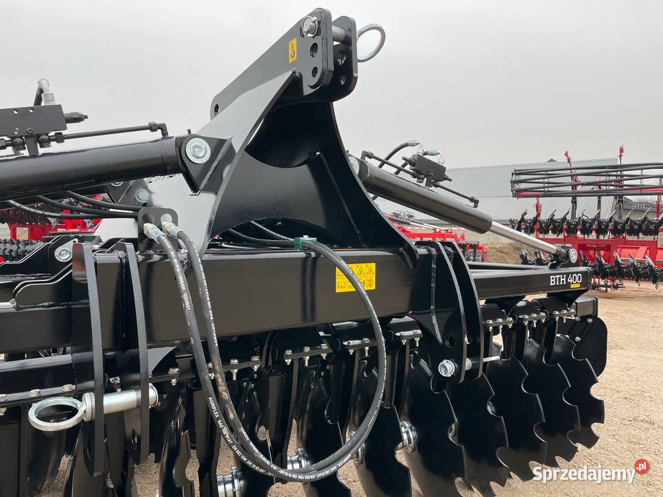 Brona talerzowa BTH400 z wałem daszkowym Brony Opatówek