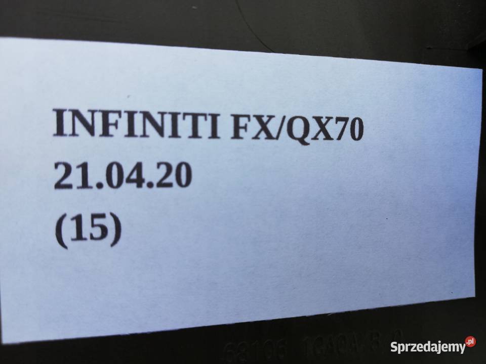 OSŁONA POD KIEROWNICĘ INFINITI QX70 FX35 FX37 deski rozdzielcze, konsole Nowy Tomyśl