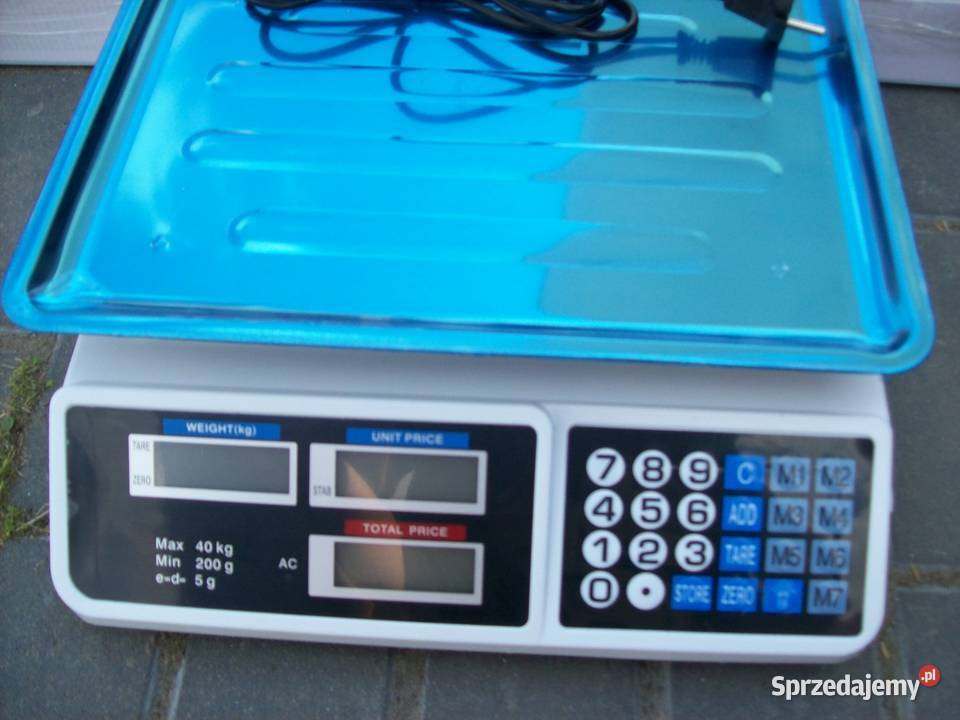 ELEKTRONICZNA WAGA 40 5g SKLEPOWA MAGAZYNOWA Głogowa