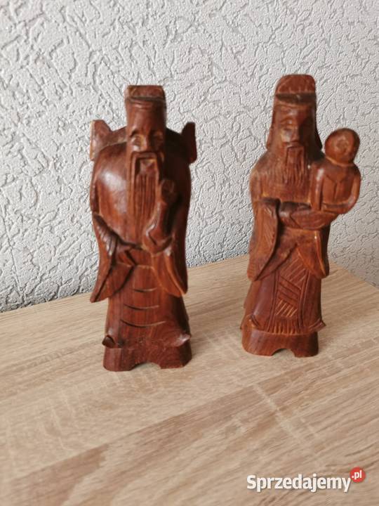 Rzezby figurki z drewna szkatułka Ruda Śląska