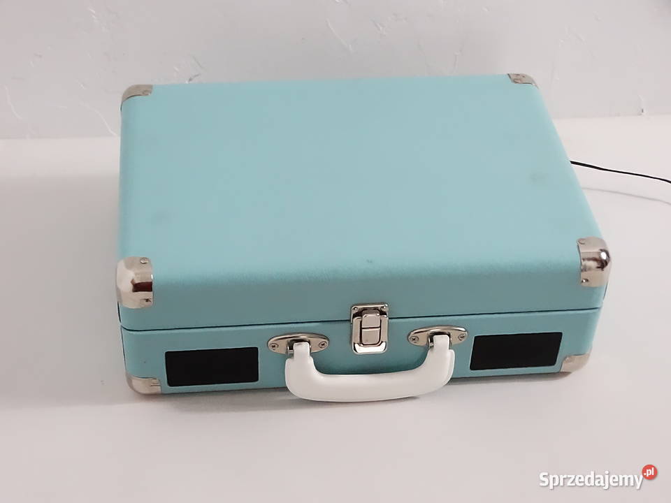 Gramofon walizkowy Denver VPL120 Blue Retro Biłgoraj sprzedam