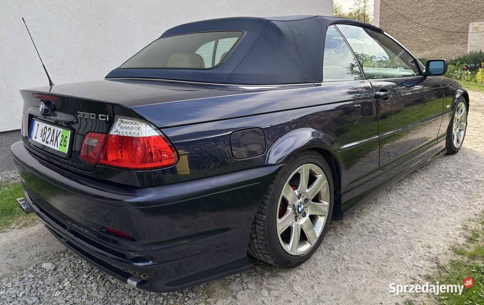 BMW E46 Cabrio 30 2001 Skóra Klima 513110km Pozostałe Ząbkowice Śląskie