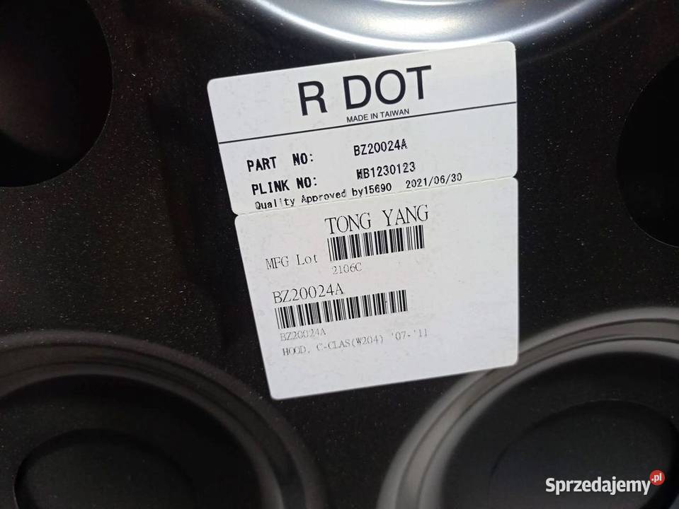 Mercedes Benz CKLASA W204 20072011 MASKA POKRYWA osobowe Skarżysko-Kamienna
