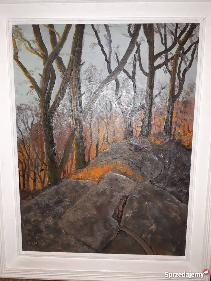 Obrazy olejne na płótnie mazowieckie Wola Gołkowska