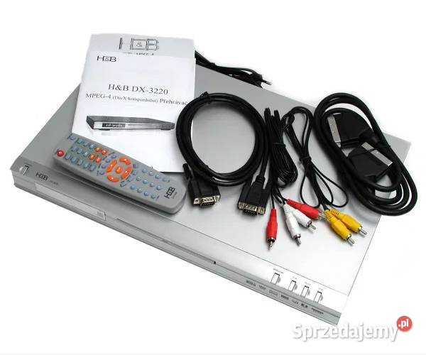 Odtwarzacz DVD HB DX3220 płyty CD formaty DivX Szczecin